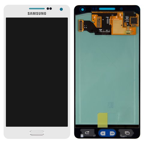 Дисплей для Samsung A500 Galaxy A5; Samsung, белый, без рамки, Original, сервисная упаковка, #GH97 16679A