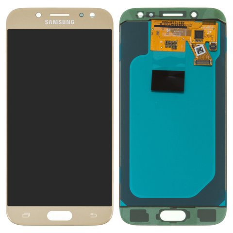 Дисплей для Samsung J530 Galaxy J5 2017 , золотистый, без рамки, Original, сервисная упаковка, #GH97 20738C GH97 20880C