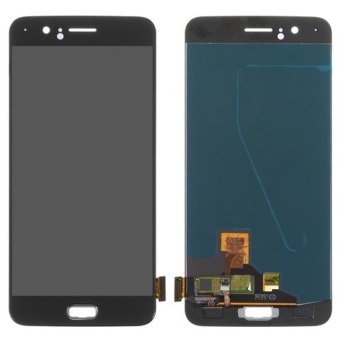 Дисплей для OnePlus 5 A5000, чорний, без рамки, High Copy, OLED 