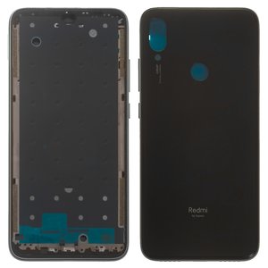 Корпус для Xiaomi Redmi Note 7, чорний, M1901F7G, M1901F7H, M1901F7I
