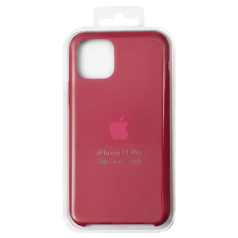 Чохол для iPhone 11 Pro, червоний, Original Soft Case, силікон, rose red 37 