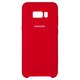 Чехол для Samsung G955 Galaxy S8 Plus, красный, Original Soft Case, силикон, red (14)
