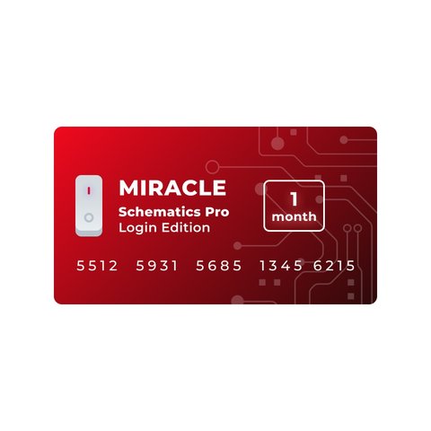 Miracle Schematics Pro Login Edition 1 місяць 