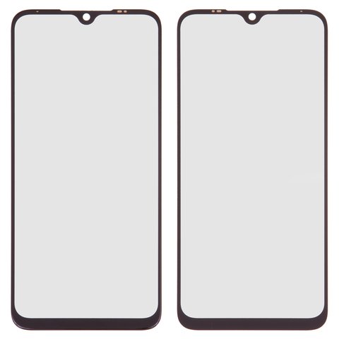Стекло корпуса для Xiaomi Redmi Note 8 2021 , черное