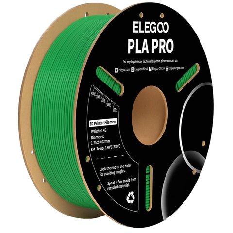 Філамент ELEGOO PLA PRO, зелений green , 1 кг