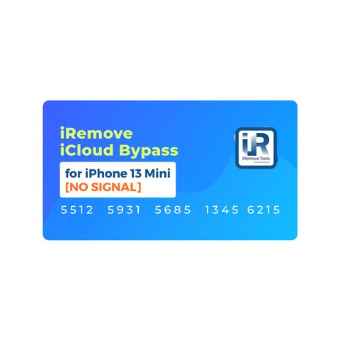 iRemove iCloud Bypass для iPhone 13 Mini [NO SIGNAL]