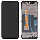 Дисплей для Oppo A17, чорний, з рамкою, High Copy, CPH2477, HTF066H015
