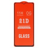 Защитное стекло для Realme C30, C33, совместимо с чехлом, Full Glue, (без упаковки), черный