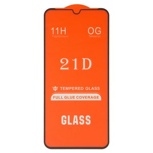 Защитное стекло для Huawei Honor 8A, Y6 2019 , совместимо с чехлом, Full Glue, без упаковки , черный
