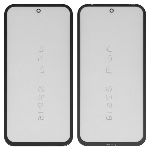 Стекло корпуса G+OCA PRO для Google Pixel 8a, с OCA пленкой, черное