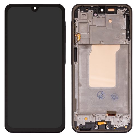 Дисплей для Samsung A266 Galaxy A26, чорний, з рамкою, High Copy, OLED 