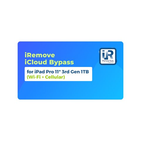 iRemove iCloud Bypass для iPad Pro 11 inch 3rd Gen 1TB Wi Fi + Cellular 