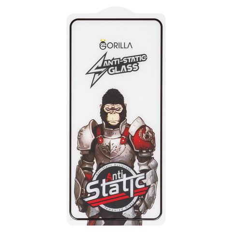 Защитное стекло Gorilla для Google Pixel 4a 5G, совместимо с чехлом, Full Glue, Anti Static, черный