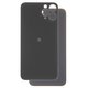 Housing Back Cover compatible with iPhone 11 Pro, (gray, no need to remove the camera glass, big hole, matte space gray)