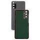 Housing Back Cover compatible with Samsung G980 Galaxy S20, (gray, with camera lens, cosmic grey)