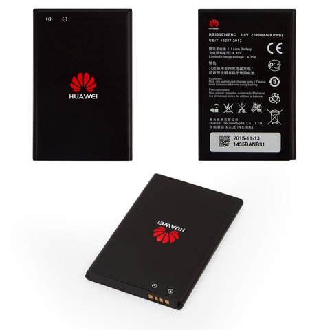 Batería HB505076RBC puede usarse con Huawei Y3 II, Li ion, 3.8 V, 2100 mAh, Original PRC 