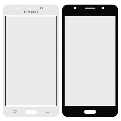 Housing Glass compatible with Samsung J510F Galaxy J5 2016 , J510FN Galaxy J5 2016 , J510G Galaxy J5 2016 , J510M Galaxy J5 2016 , J510Y Galaxy J5 2016 , white 