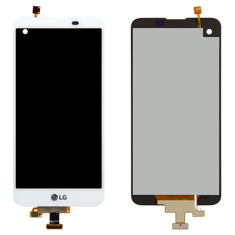LCD compatible with LG X Screen, X Screen K500N, X View K500DS, white 