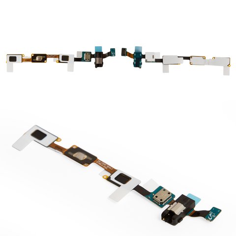 Cable flex puede usarse con Samsung J700F DS Galaxy J7, del conector de auriculares,  teclas del menú, con componentes