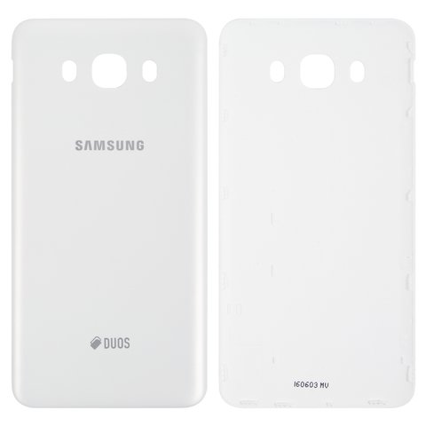 Battery Back Cover compatible with Samsung J710F Galaxy J7 2016 , J710FN Galaxy J7 2016 , J710H Galaxy J7 2016 , J710M Galaxy J7 2016 , white 