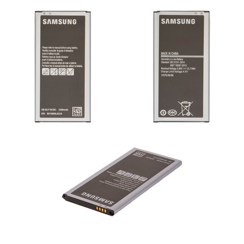 Batería EB BJ710CBC puede usarse con Samsung J710 Galaxy J7 2016 , Li ion, 3.85 V, 3300 mAh, Original PRC 