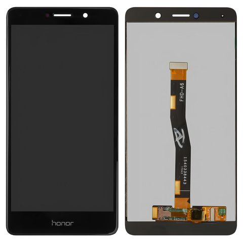 Pantalla LCD puede usarse con Huawei GR5 2017 , Honor 6X, Mate 9 Lite, negro, Logo Honor, sin marco, High Copy, BL L23 BLN L21