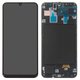 Pantalla LCD puede usarse con Samsung A305 Galaxy A30, negro, con marco, Original, empaque industrial, #GH82-19202A/GH82-19725A
