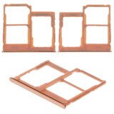 SIM Card Holder compatible with Samsung A202F/DS Galaxy A20e, (orange, coral)