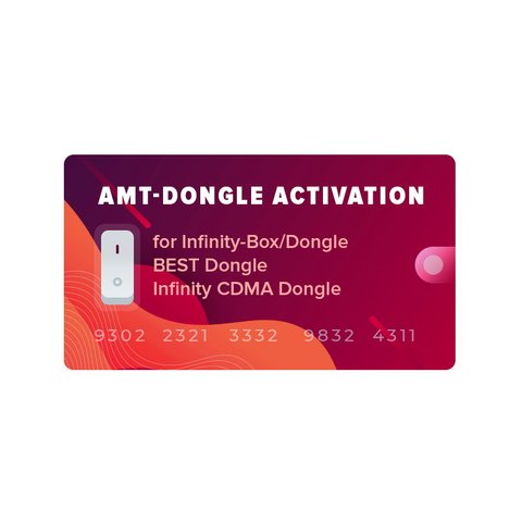 Activación de software AMT Dongle para Infinity Box Dongle BEST Dongle Infinity CDMA Dongle