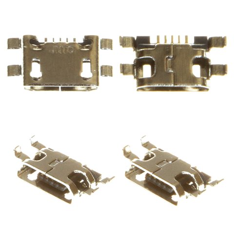 Charge Connector compatible with Cell Phones, 5 pin, type16, micro USB type B 