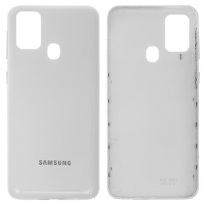Panel trasero de carcasa puede usarse con Samsung M307F Galaxy M30s, blanco