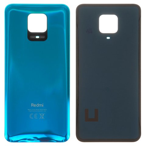 Housing Back Cover compatible with Xiaomi Redmi Note 9 Pro, dark blue, 64 MP, M2003J6B2G 