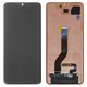 LCD compatible with Samsung G985 Galaxy S20 Plus, G986 Galaxy S20 Plus 5G, (black, without frame, original (change glass) )