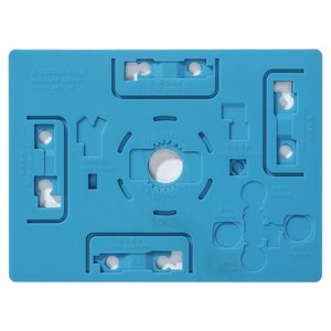 Alfombrilla aislante Mechanic V67, para componentes, antiestático, 131 mm, 98 mm