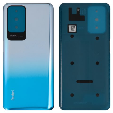Housing Back Cover compatible with Xiaomi Redmi 10 2021 , Redmi 10 2022 , blue, 21061119AG, 21061119DG, sea blue 