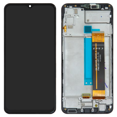 LCD compatible with Samsung M236B Galaxy M23, M336B Galaxy M33, black, with frame, Original PRC , PM6585JB3 1 91 
