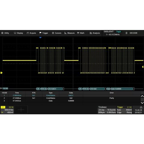 Licencia de software SIGLENT SDS 2000XP Manch