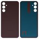 Housing Back Cover compatible with Samsung A245 Galaxy A24, (red, dark red)
