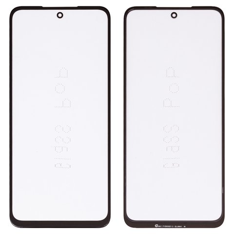 Vidrio de carcasa G+OCA PRO puede usarse con Xiaomi Poco M3 Pro, Poco M3 Pro 5G, Redmi Note 10 5G, Redmi Note 10T 5G, con película OCA, negro