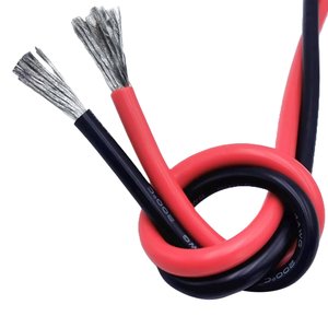 Wire In Silicone Insulation 4AWG, 25 mm², 1 m, red, UL3135 