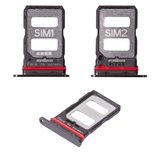 SIM Card Holder compatible with Xiaomi Poco F6 Pro, (black, black)