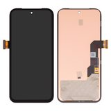LCD compatible with Google Pixel 8a, (black, with frame, High Copy, (OLED) GKV4X, G6GPR, G8HHN, G576D)