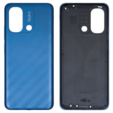 Housing Back Cover compatible with Xiaomi Redmi 12C, dark blue 