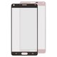 Housing Glass compatible with Samsung N910H Galaxy Note 4, (pink)