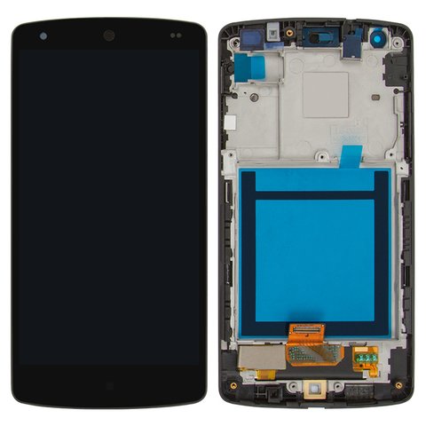 LCD compatible with LG D820 Nexus 5 Google, D821 Nexus 5 Google, black, with frame, Original PRC  