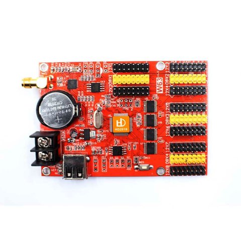 Huidu HD W63 LED Display Module Control Card 1024×128, 2048×64 