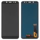 LCD compatible with Samsung A600 Dual Galaxy A6 (2018), (black, with light adjustable, without frame, Copy, (TFT))