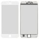 Housing Glass compatible with iPhone 6S Plus, (with frames, white)