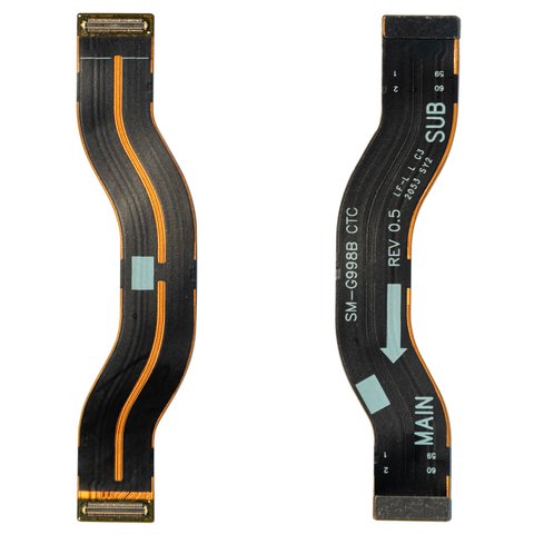 Flat Cable compatible with Samsung G998 Galaxy S21 Ultra 5G, for mainboard 
