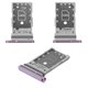 SIM Card Holder compatible with Samsung S911 Galaxy S23, S916 Galaxy S23 plus, S918 Galaxy S23 Ultra, (lavender, lavender)